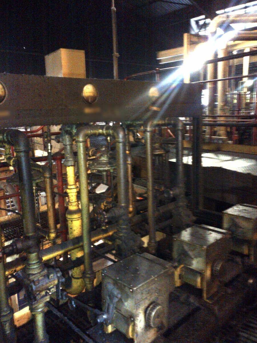 Original actuators on a glass furnace gas skid