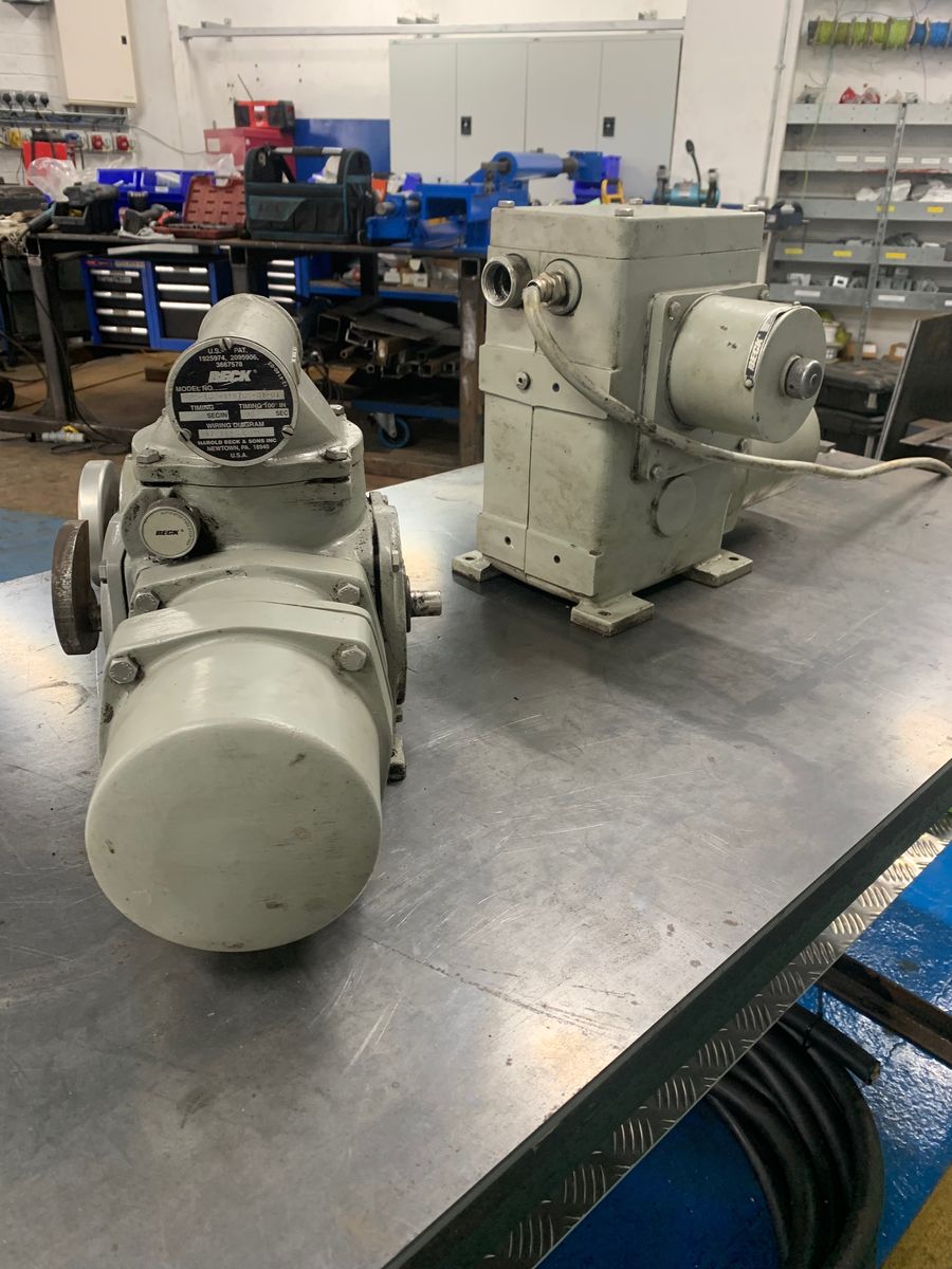 Beck actuators in the IPT Engineering workshop