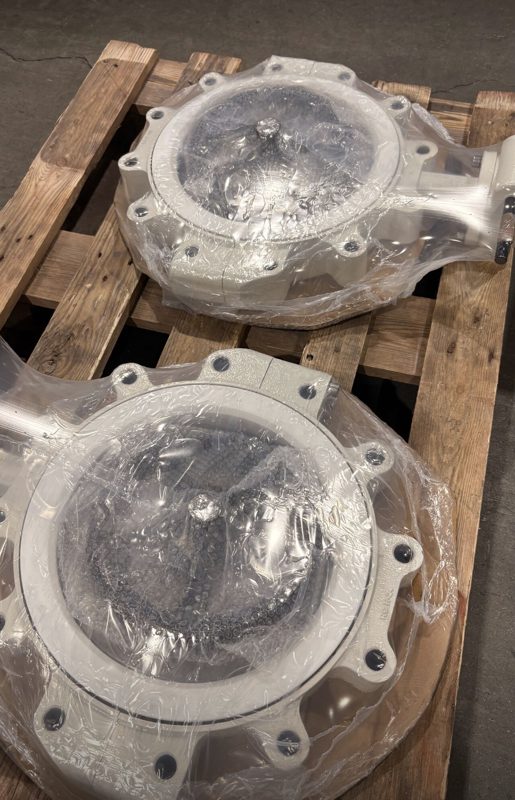 AMMTech designed and manufactured high-temperature butterfly valve